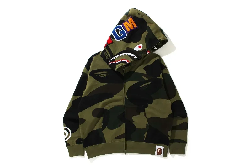 GIANT 1ST CAMO SHARK LOOSE FIT FULL ZIP HOODIE