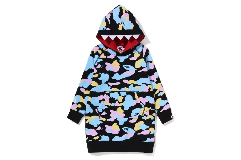 NEW MULTI CAMO SHARK HOODIE ONEPIECE