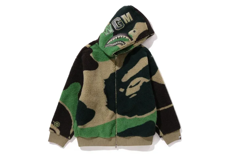 MEGA ABC CAMO SHARK BOA HOODIE JACKET