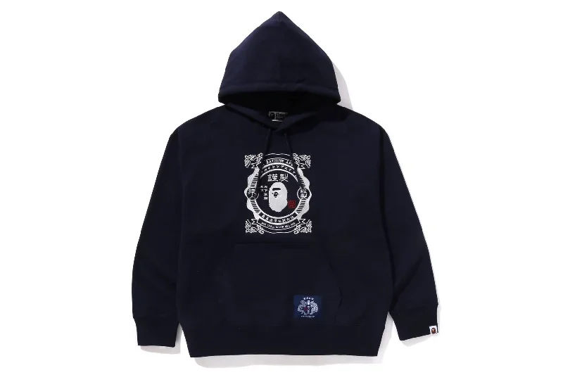 JAPANESE MOTIF PULLOVER HOODIE