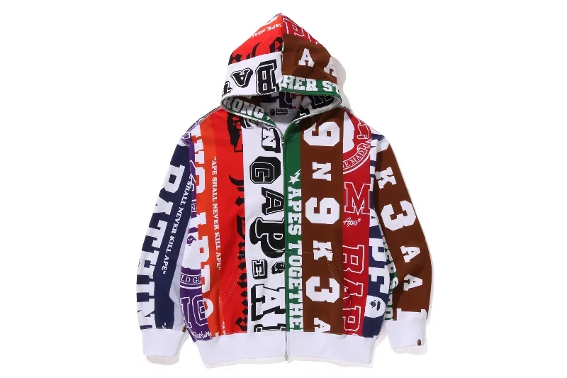 FANS SCARF FULL ZIP HOODIE