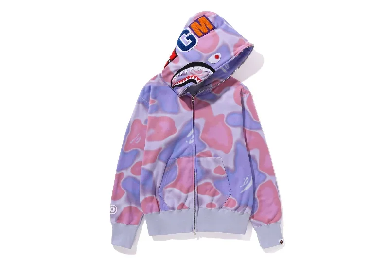 LIQUID CAMO SHARK FULL ZIP HOODIE