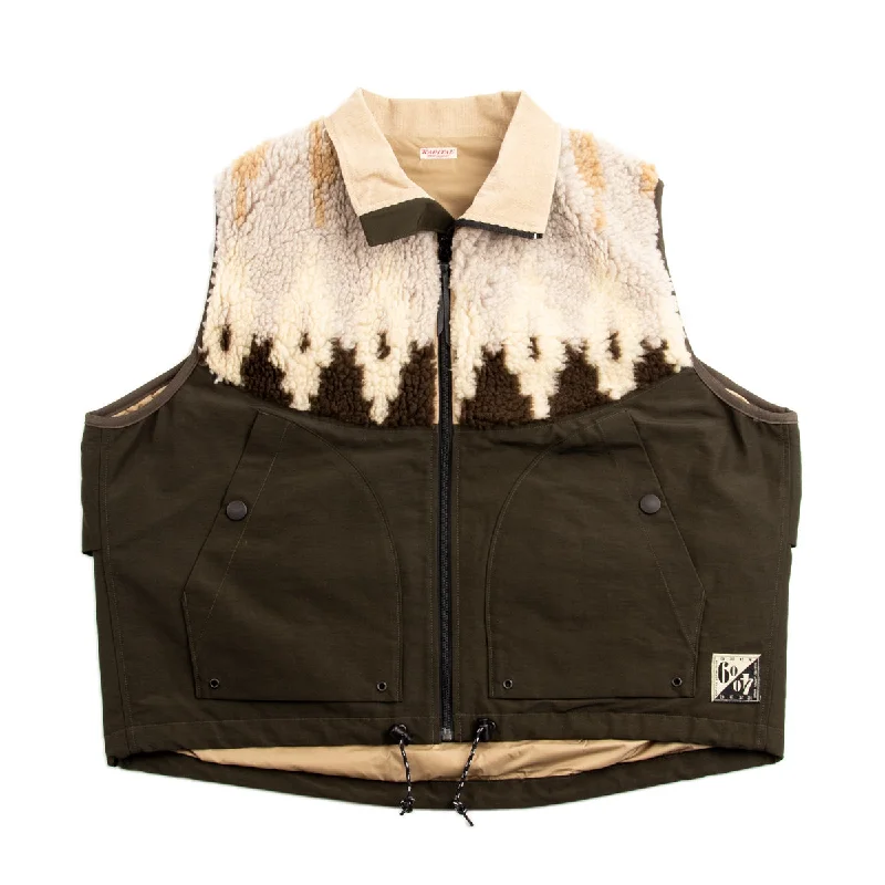 60/40 Cloth x BOA Fleece NORDIC Vest - Brown