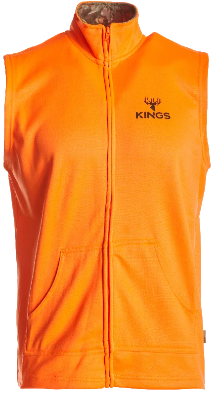 Blaze Orange Hunter Fleece Vest