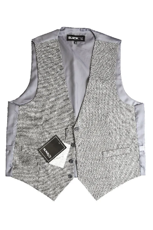 Black & White ""Brodie"" Tweed Vest