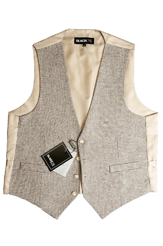 Brown ""Brodie"" Tweed Vest