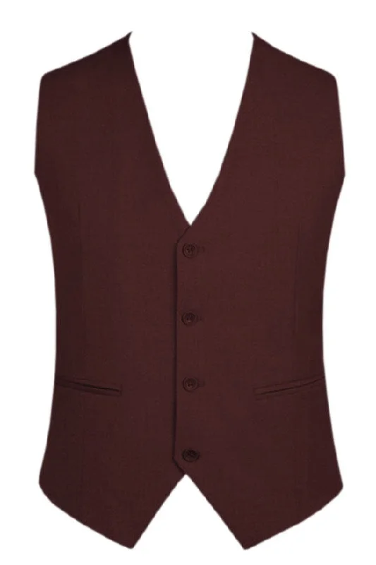 Burgundy ""Embassy"" Vest