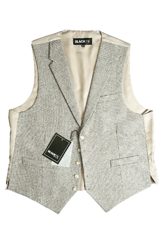 Brown ""Camdyn"" Tweed Vest