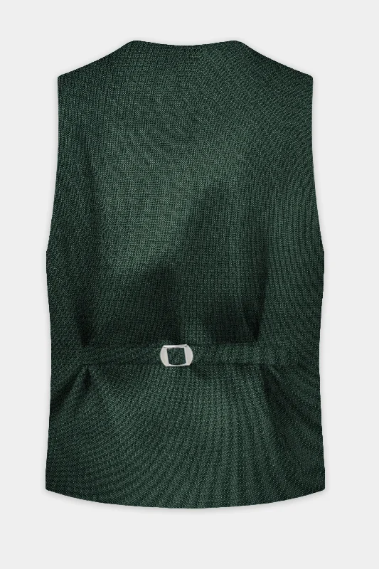 everglade-green-plain-solid-wool-blend-waistcoat-bo