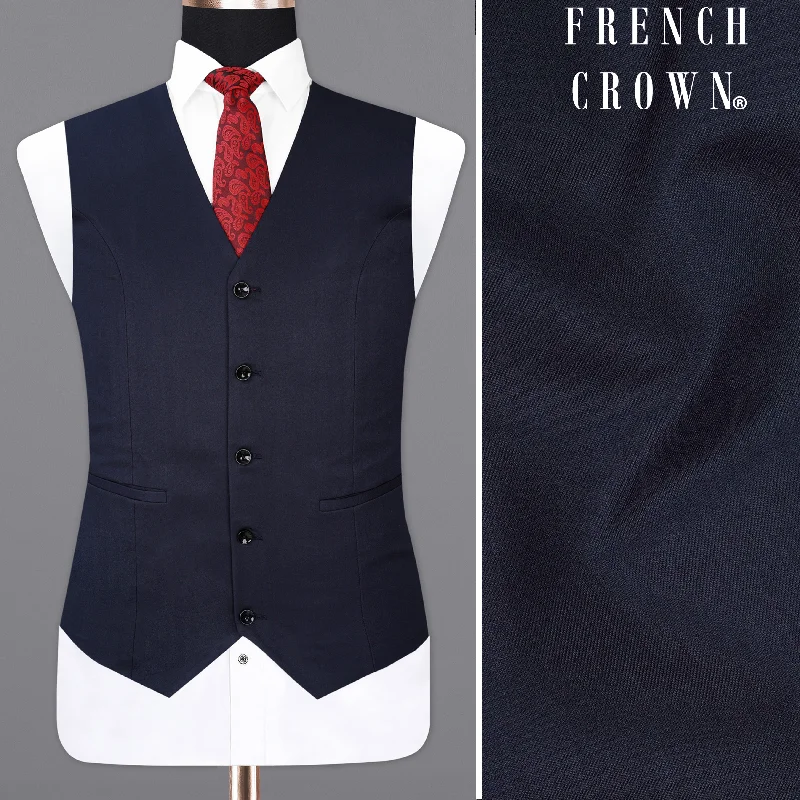 Firefly Navy Blue Waistcoat