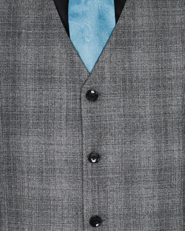 fossil-grey-subtle-plaid-waistcoat-ae