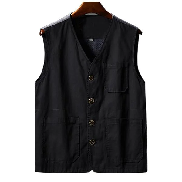 mens-cotton-v-neck-single-breasted-vest-43550015m