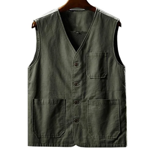 mens-cotton-v-neck-single-breasted-vest-43550015m