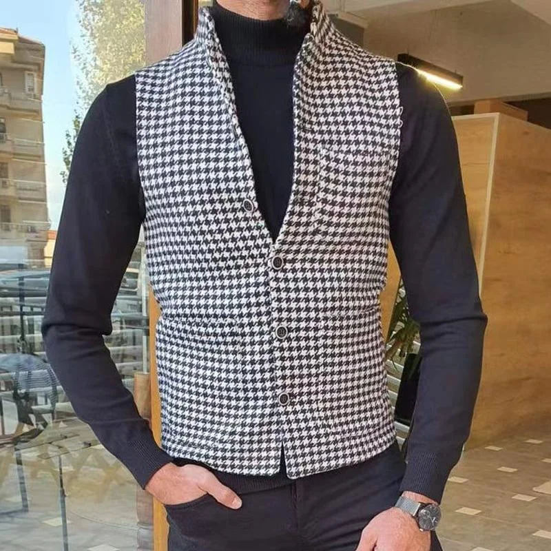 mens-houndstooth-stand-collar-single-breasted-suit-vest-89178519z