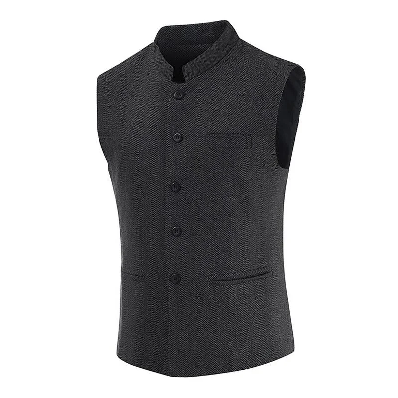 mens-retro-herringbone-stand-collar-single-breasted-suit-vest-98906844m