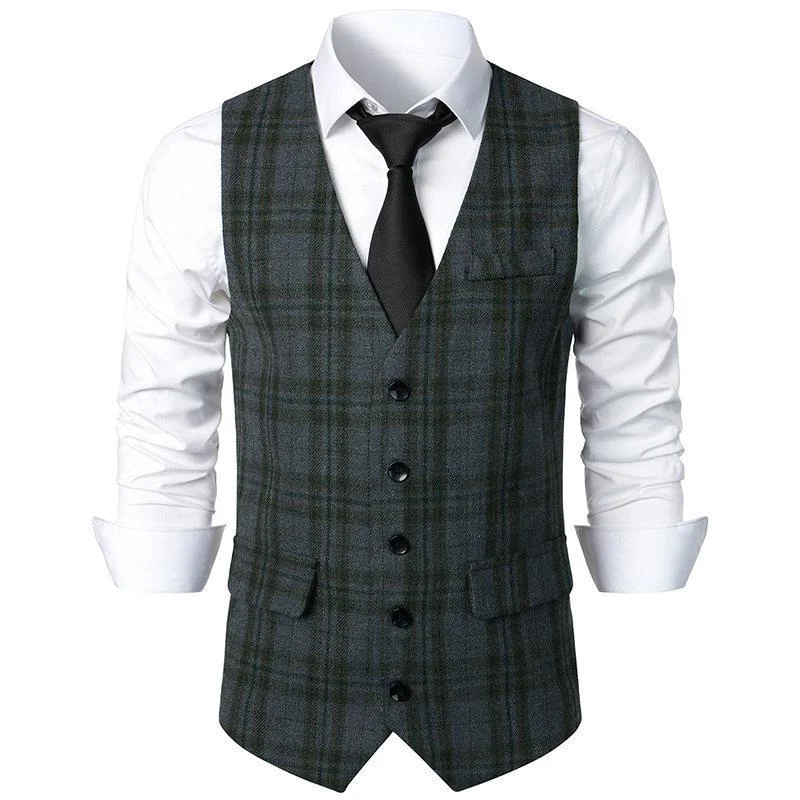 mens-vintage-british-style-pattern-single-breasted-suit-vest-36558435y