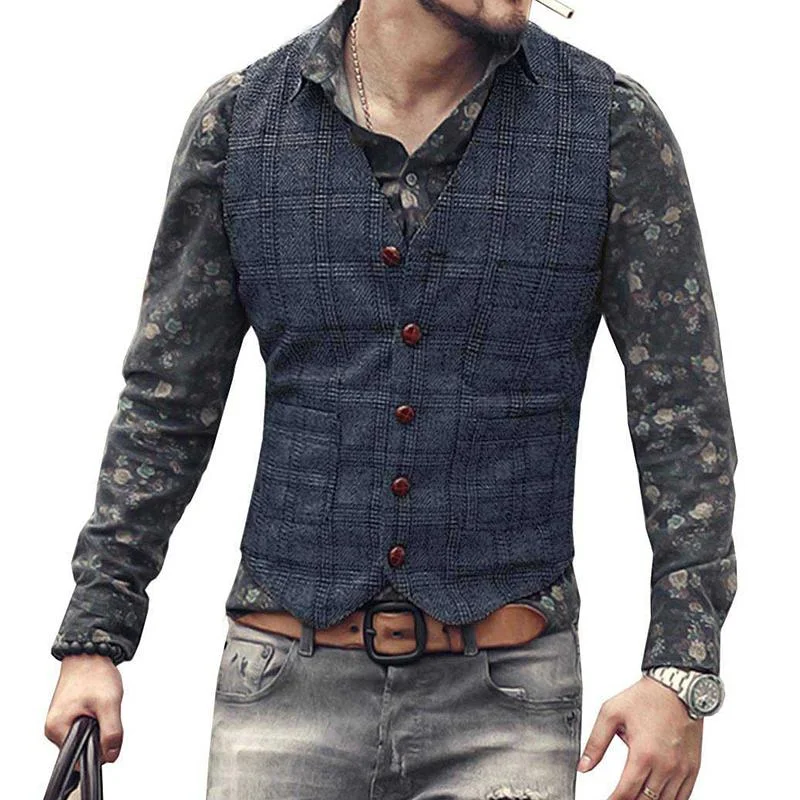 mens-vintage-v-neck-single-breasted-plaid-slim-fit-suit-vest-43635540m