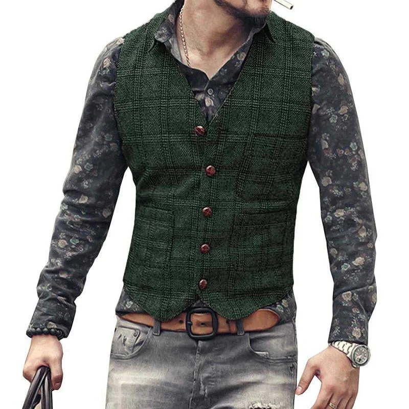 mens-vintage-v-neck-single-breasted-plaid-slim-fit-suit-vest-43635540m