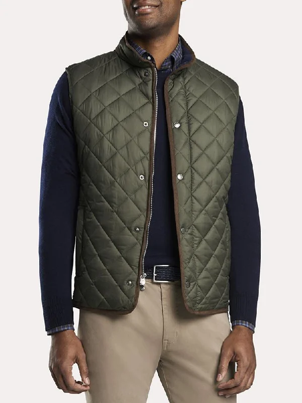 Peter Millar Men's Essex Quilted Traveler Vest