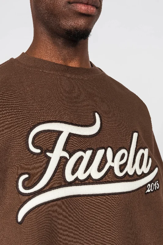 coffee-brown-3d-college-embroidery-crewneck