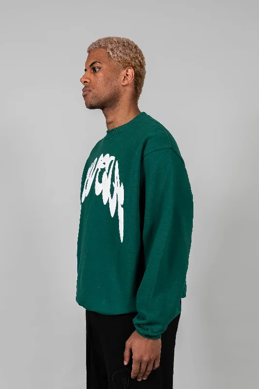 comic-forest-green-crewneck