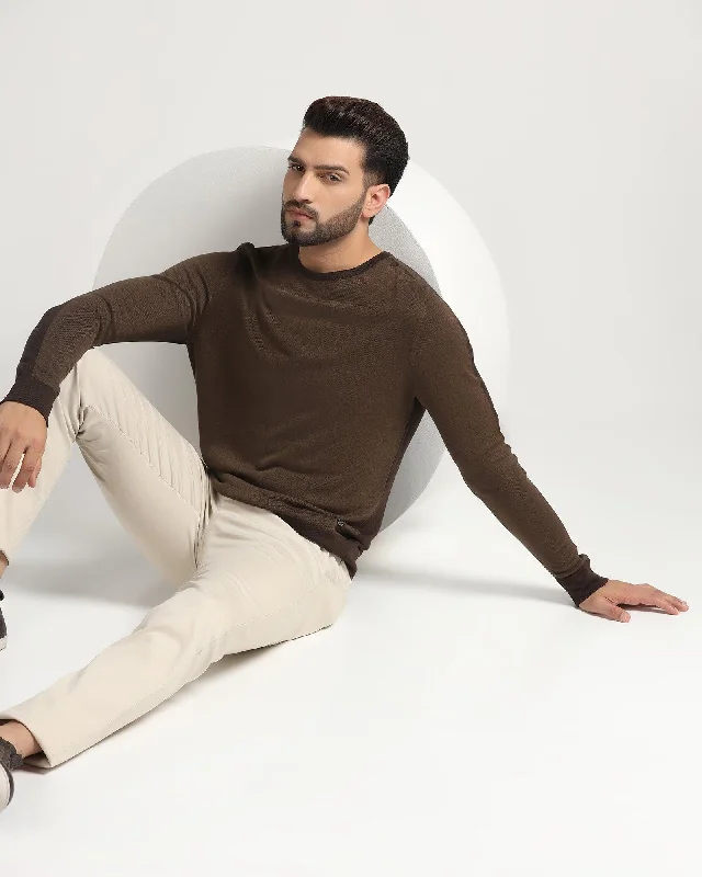 crew-neck-sweater-in-brown-joseph