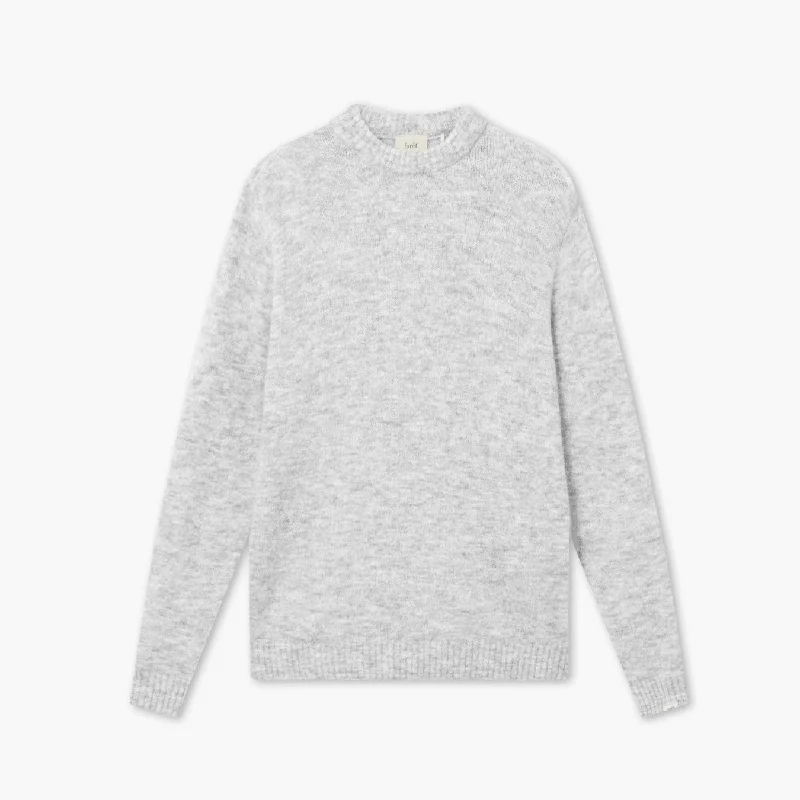 Alpine Knit Light Grey Melange