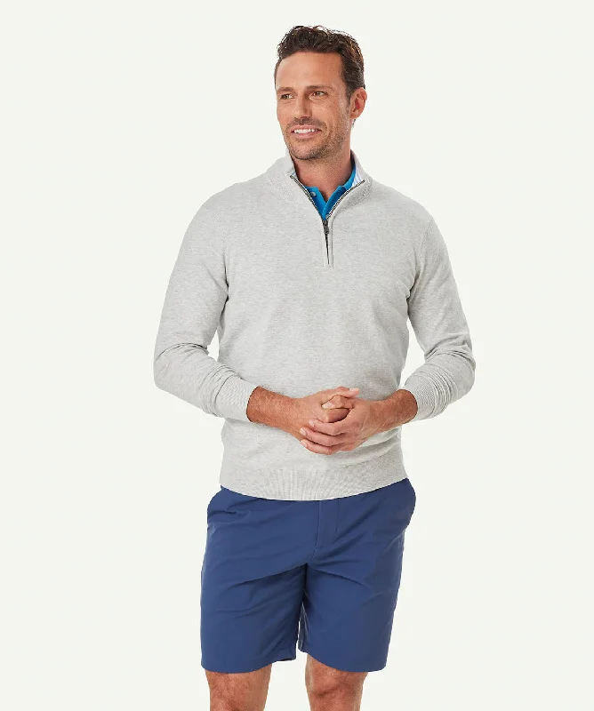 High Flex Half Zip Knit - Ecru