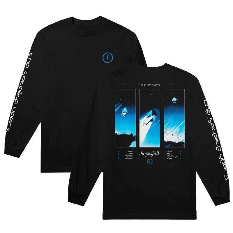 Triptych • Black • Long-Sleeve T-Shirt