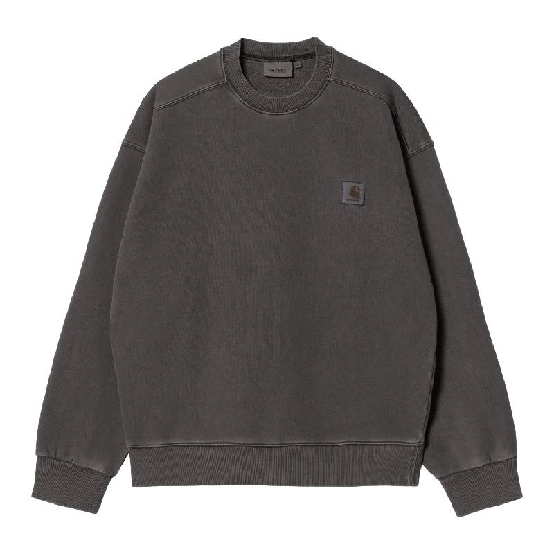 NELSON SWEATSHIRT - Charcoal (garment dyed)