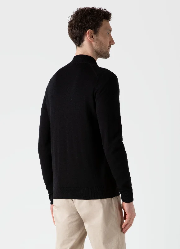 mens-fine-merino-wool-zip-cardigan-in-black