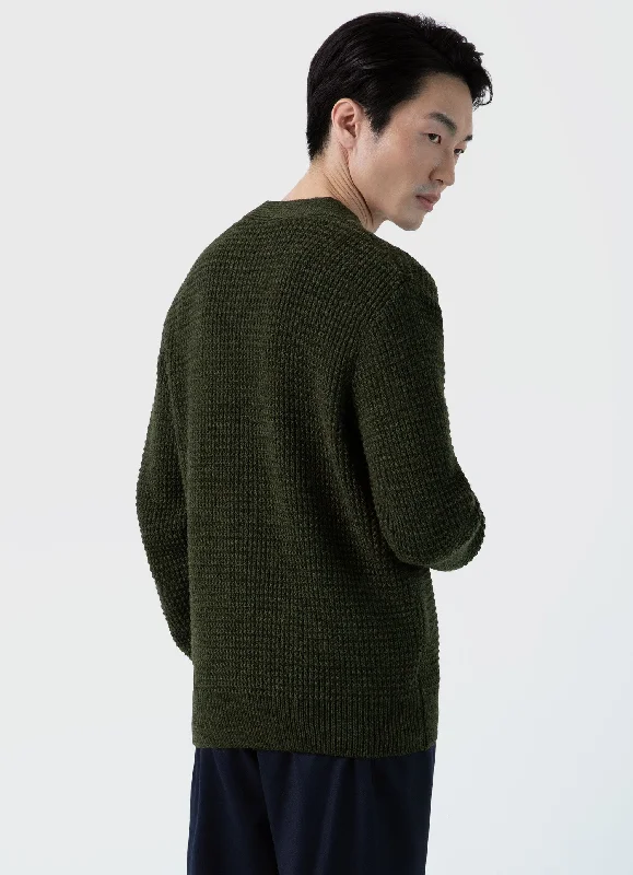 mens-fisherman-cardigan-in-dark-olive-mcar8237-gngw