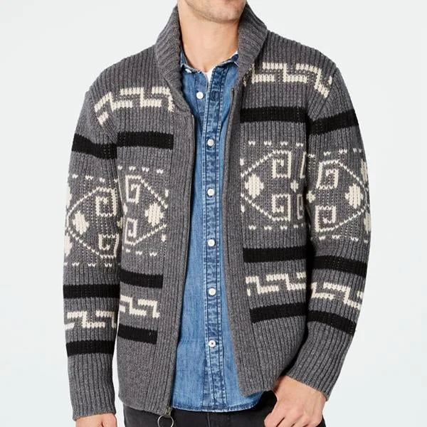 mens-geometric-print-lapel-sweater-cardigan-jacket-30728593x