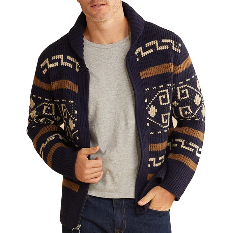 mens-geometric-print-lapel-sweater-cardigan-jacket-30728593x