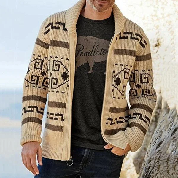 mens-geometric-print-lapel-sweater-cardigan-jacket-30728593x