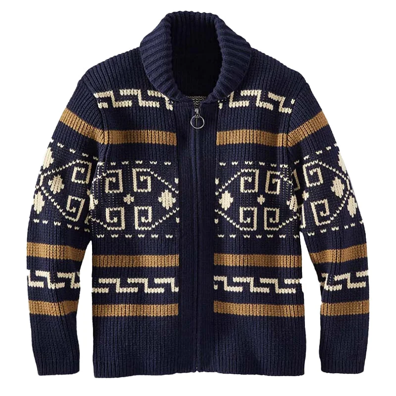 mens-geometric-print-lapel-sweater-cardigan-jacket-30728593x