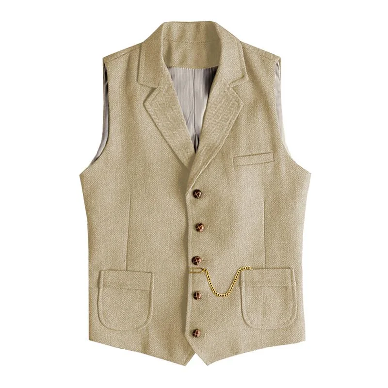 mens-retro-herringbone-lapel-slim-fit-single-breasted-vest-36645703m