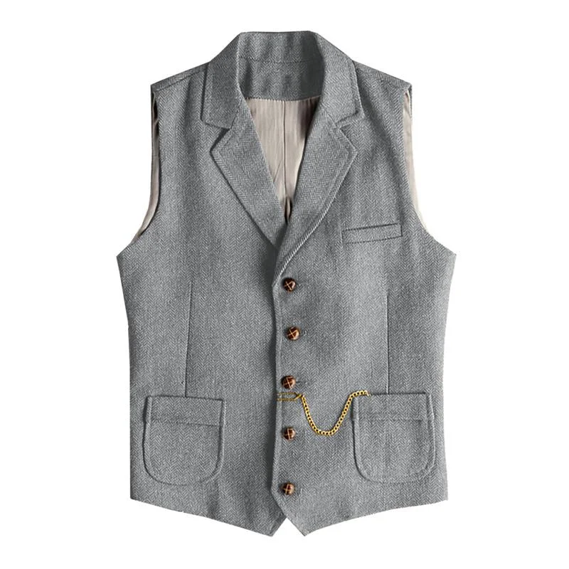 mens-retro-herringbone-lapel-slim-fit-single-breasted-vest-36645703m