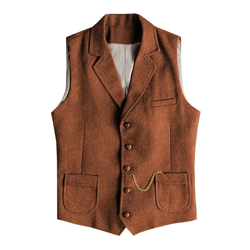 mens-retro-herringbone-lapel-slim-fit-single-breasted-vest-36645703m