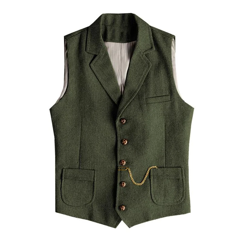 mens-retro-herringbone-lapel-slim-fit-single-breasted-vest-36645703m