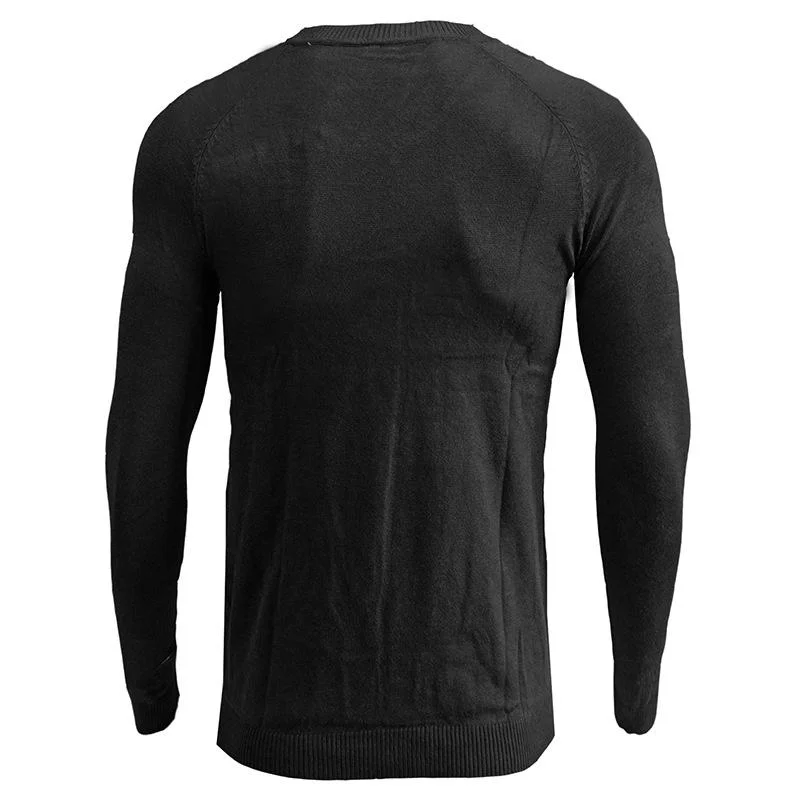 mens-v-neck-solid-color-long-sleeved-bottoming-sweater-63145018x