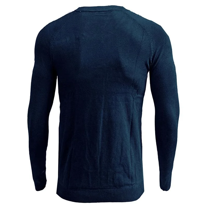 mens-v-neck-solid-color-long-sleeved-bottoming-sweater-63145018x