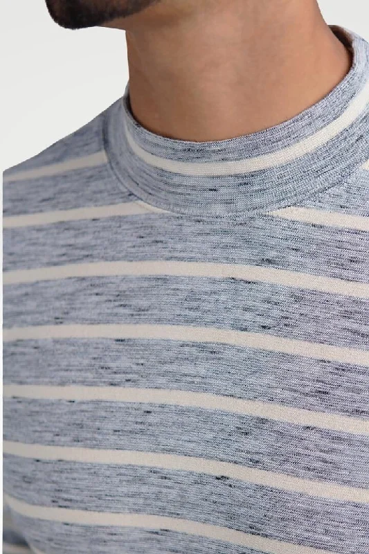 misty-gray-mock-neck-striped-sweatshirt