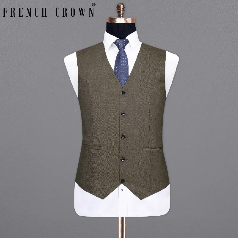 mondo-brown-textured-waistcoat-al