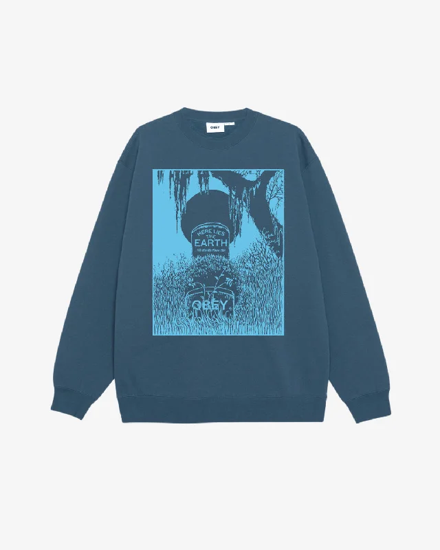 HERE LIES THE EARTH HEAVYWEIGHT CREWNECK