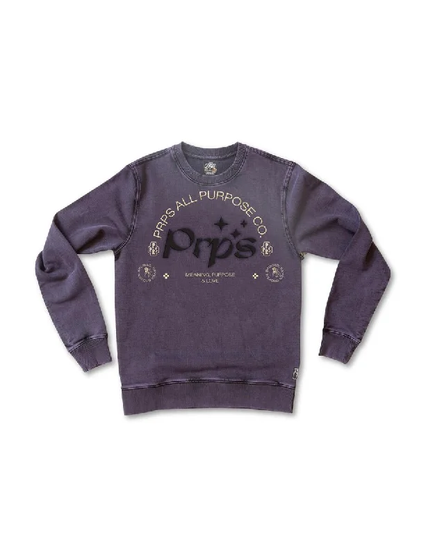 PRPS FINISH CREWNECK (PURPLE)