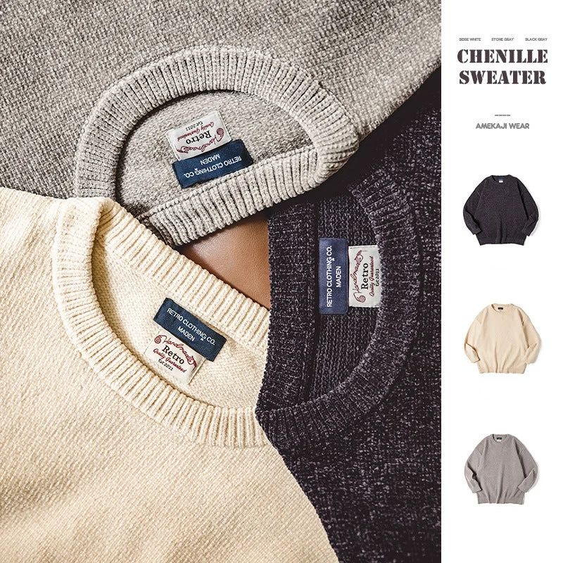 retro-casual-warm-chenille-sweater