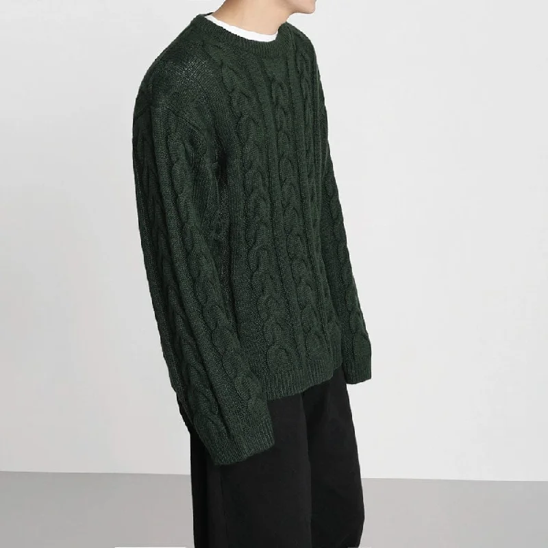 rt-no-10183-dark-green-twist-knitted-sweater