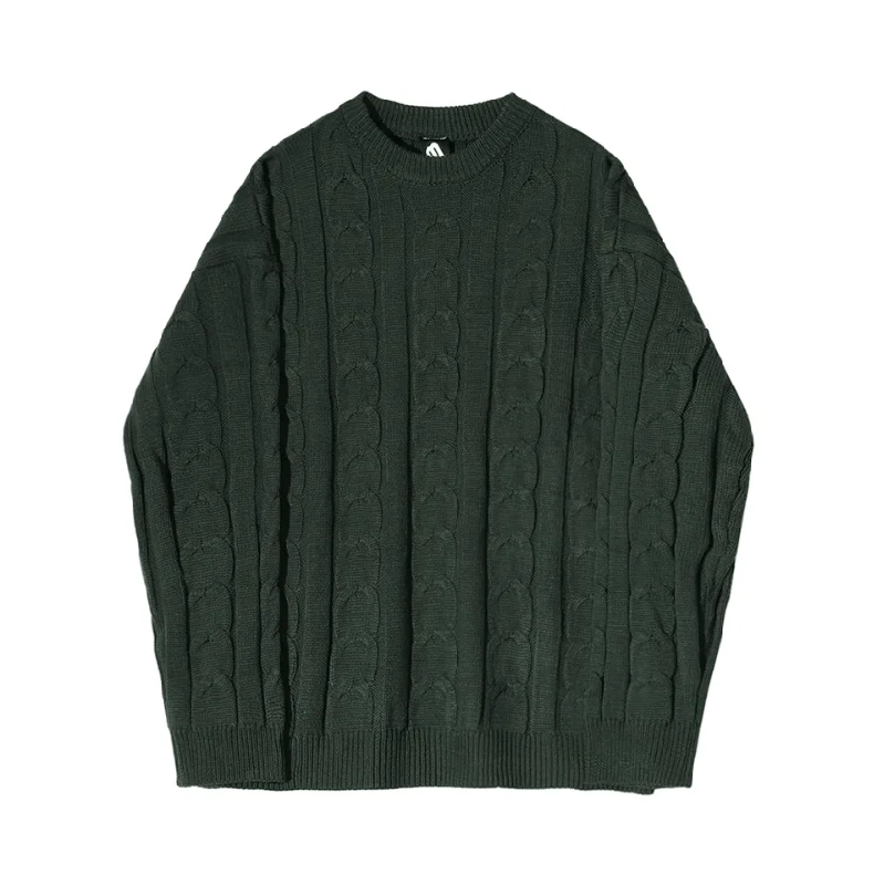 rt-no-10183-dark-green-twist-knitted-sweater