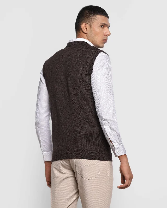 solid-v-neck-sweater-in-dark-brown-xavior